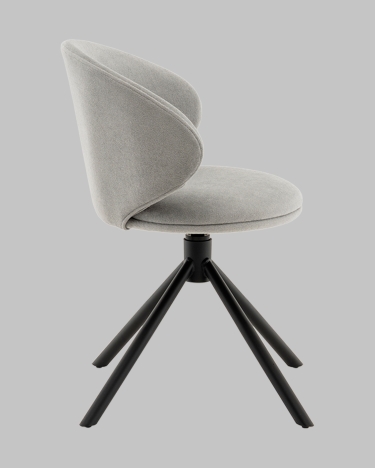 Стул Stool Group Труфальд велюр светло-серый