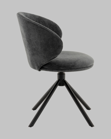 Стул Stool Group Труфальд велюр темно-серый
