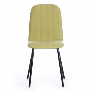 Стул Tetchair ARC / 2 шт. в упаковке ткань/металл, 46 х 52 х 88 см, фисташковый 64/черный