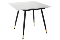 Стол R-home Месси 860860 мрамор Бианко со скосом
