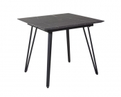 Стол R-home Диего 960960 мрамор графит со скосом