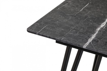 Стол R-home Диего 960960 мрамор графит со скосом