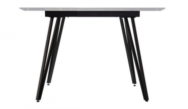 Стол R-home Диего 860860 мрамор Бианко со скосом