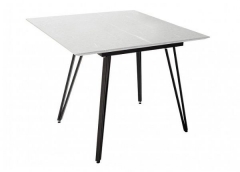 Стол R-home Диего 860860 мрамор Бианко со скосом