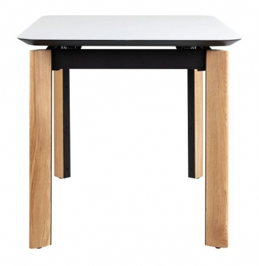 Стол раскладной R-home Combi Glass 140-180 Automatic Natur/Light matte glass