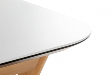 Стол раскл. R-home Нарвик Glass 120-150 Automatic Natur/Light matte glass