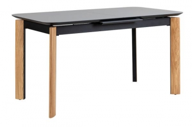 Стол раскладной R-home Combi Glass 120-150 Automatic Natur/Dark matte glass