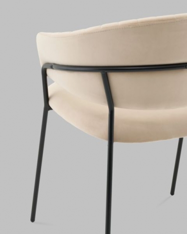 Стул Stool Group Бруно NEW велюр кремовый