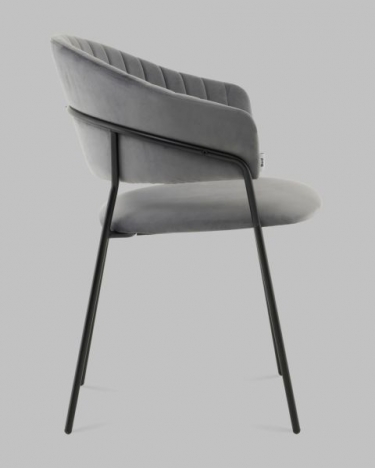 Стул Stool Group Бруно NEW велюр серый