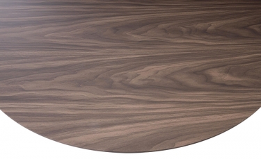 Стол обеденный R-home Patrik д.110 Американский орех /Черный муар