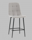 Стул полубарный Stool Group Одди ПБ велюр светло-серый