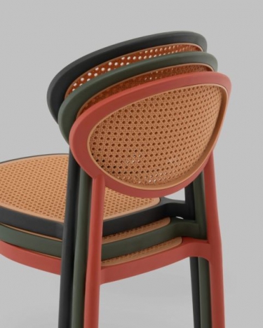 Стул Stool Group Junie пластиковый красный