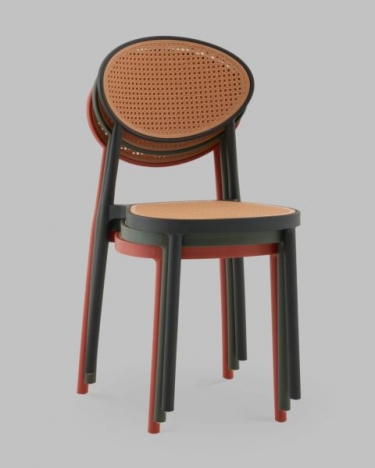 Стул Stool Group Junie пластиковый черный