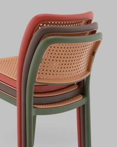 Стул Stool Group Yona пластиковый красный