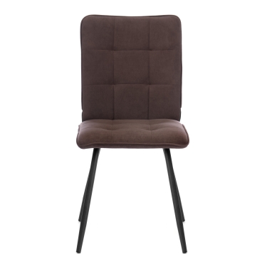 Стул обеденный Tetchair Bari велюр, коричневый, 6, 46х55х89