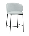 Стул полубарный Stool Group Тисдейл букле светло-голубой