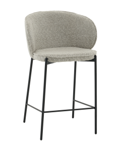 Стул полубарный Stool Group Тисдейл букле светло-зеленый