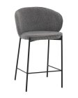 Стул полубарный Stool Group Тисдейл букле темно-серый