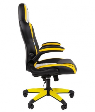 Кресло геймерское Chairman CHAIRMAN GAME 15 черный/желтый/белый