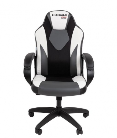 Кресло геймерское Chairman CHAIRMAN GAME 17 черный/серый/белый