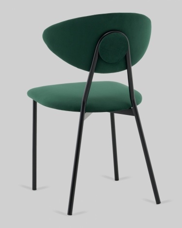 Стул обеденный Stool Group Квинси велюр зеленый