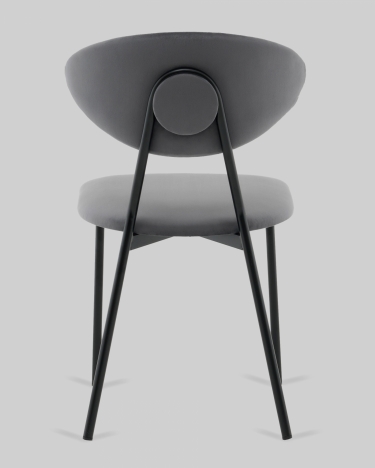 Стул обеденный Stool Group Квинси велюр темно-серый