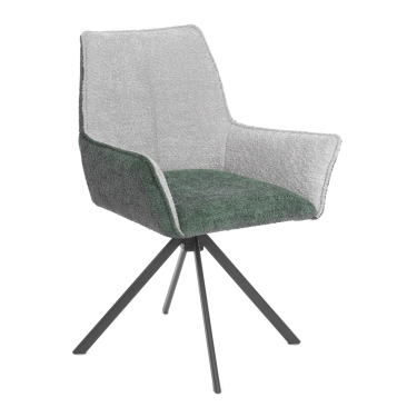 Стул Tetchair Murano/Мурано опора 360, букле, изумруд-опал Betsy