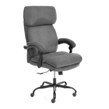 Кресло Tetchair Chief metalBL ткань, серый, KUB 05/TW-12