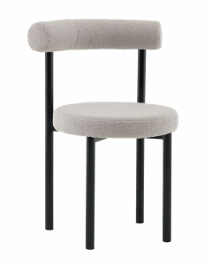 Стул обеденный Stool Group Флорео букле светло-серый