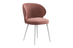 Стул Мебельсон Гудвин Т1 вереск велюр/белый