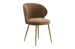 Стул Мебельсон Гудвин Т1 беж велюр/золото