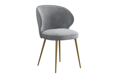 Стул Мебельсон Гудвин Т1 серый велюр/золото