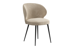 Стул Мебельсон Гудвин Т1 пломбир велюр/черный