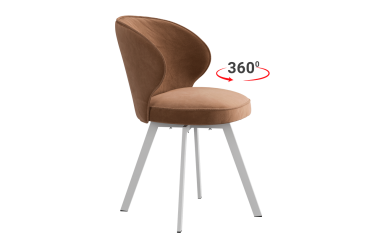 Стул Мебельсон Гудвин Т2П беж велюр/белый