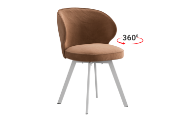 Стул Мебельсон Гудвин Т2П беж велюр/белый