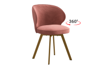 Стул Мебельсон Гудвин Т2П вереск велюр/золото