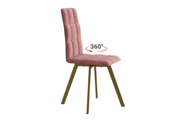 Стул Мебельсон Турин 2 Т2П вереск велюр/золото