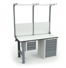 Верстак Диком ВЛ-150-06 ESD + Экран ВС-150-Э3 ESD