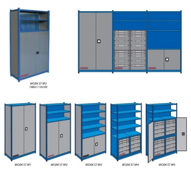 Шкаф инструментальный КМК Комплект WORK ST 3
