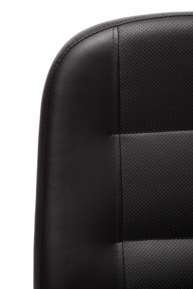 Кресло руководителя Tetchair Devon черный перфорированный