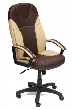 Кресло руководителя Twister коричневый+бежевый