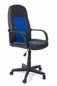 Кресло руководителя Parma черный+синий