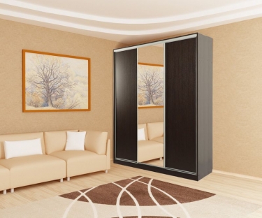 Шкаф-купе Мебельсон Бассо-1 Венге